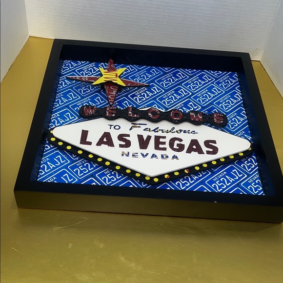 Las Vegas Welcome Sign Mixed Media Art - Picture 3 of 5